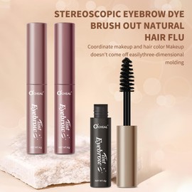 O'CHEAL Braue Long-Lasting, Waterproof, Tinted Brow Gel, Transfer-Resistant, Smudge-Resistant, Quick Drying, Easy and Quick Application with Precise Brush 4g 02# Dark Brown