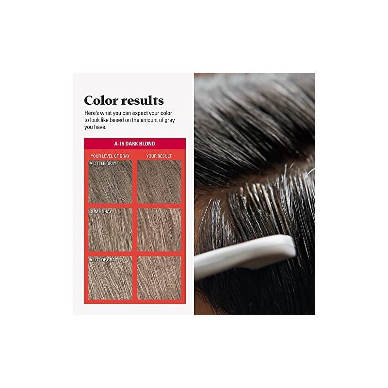 Just For Men AutoStop Men's Comb-In Hair Color, Dark Blond