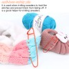 Stitch Holder, 4 Pcs Aluminum Crochet Knitting Needle Stitch Holder