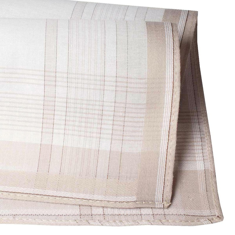 "Lewis" man handkerchiefs - 16" square - 12 units