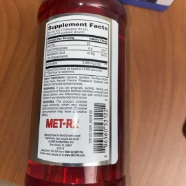 Met Rx Liquid L-Carnitine 3000 Natural Watermelon 16 oz