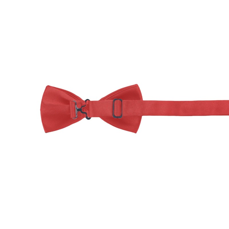Generic Classic Pre-tied Bow Tie Adjustable Length Satin Bowtie for