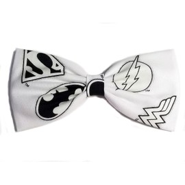 EmilyRose Couture Super Heroes Hair Bows-Sci Fi Characters, Horror (Group 2) (Alligator Clip, DC Character Symbols)