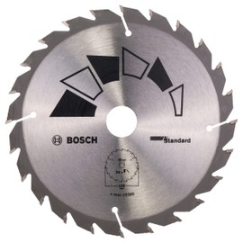 Bosch 1x Circular Saw Blade Standard (for Wood, Ø 150 x 2.2/1.5 x 20/16 mm, 24 Teeth, ATB, with 1x Reduction ring 16 mm, Accessories for Circular Saws)