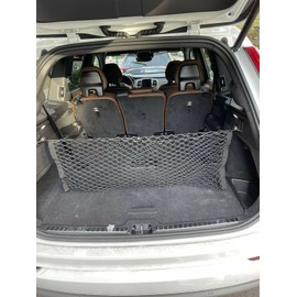 EACCESSORIES EA Trunk Organizer Cargo Net for Volvo XC90 2016-2023 – Envelope Style Cargo Net for SUV - Premium Mesh Elastic Car Trunk Organizer Vehicle Carrier Storage-Compatible with Volvo XC90