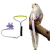 Pet Parrot Bird Harness Leash Adjustable Bird Flying Harness Traction