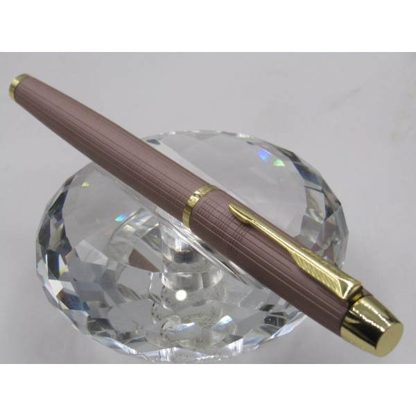 CLASSIC GORGEOUS HIGH QUALITY PINK BRUSHED CLASSIC ROLLER BALL PEN