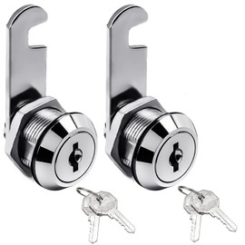 KUYEFGF Truck Tool Lock Keyed Alike Locker Tumbler Tool Box Outside Storage Valet Cam Lock and Keys Replacement 2 Pack
