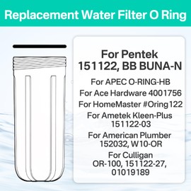 5 Pack Replacement 151122 O Rings Compatible with Pentair Pentek Big Blue Water Filters O Ring Gasket Seal Made of Premium Rubber Material