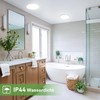 zemty 3 Colours 3000/4000/6500 K LED Ceiling Light Flat, 15