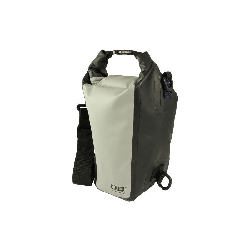 OverBoard 100% Waterproof SLR/DSLR Roll Top Camera Bag, Grey, 7