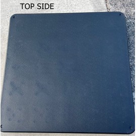 Century 36"x36"x3" Black Plastic Condenser Unit Pad or Equipment Pad- #18048B