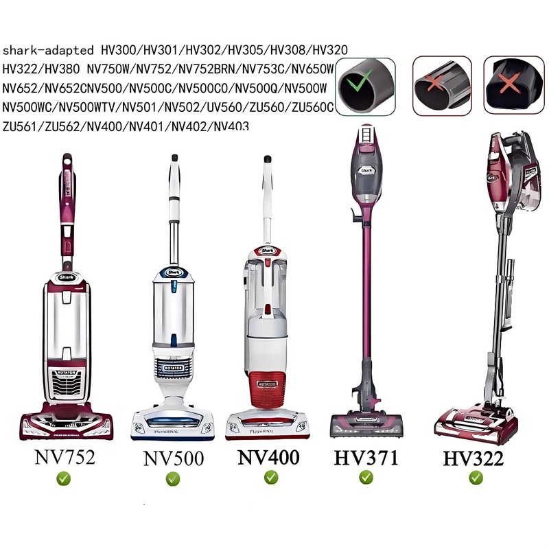 6PCS Vacuum Cleaner Attachments for Shark Rocket. 2-in-1 Crevice &