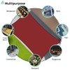 SunnyRoyal 9'x13' Waterproof Sun Shade Sail Rectangle with Hardware Kits