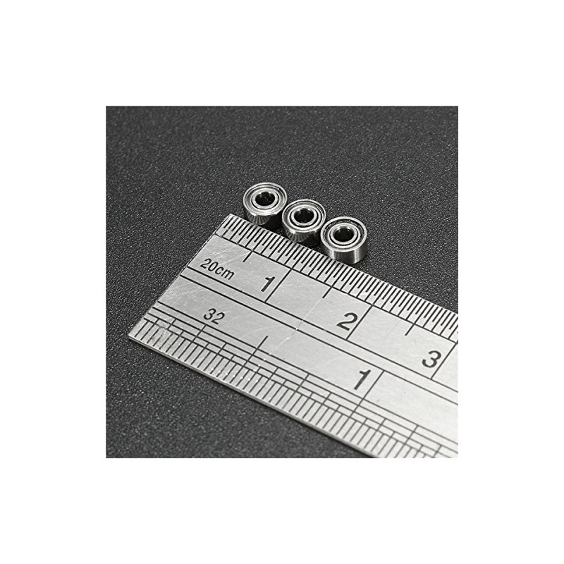 MASUNN Miniature Ball Bearings 2x5x2mm 682ZZ Pack of 10