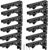 ZEONHAK 12 PCS 6 Inch Wall Mounted Folding Shelf Brackets,