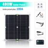 400W Solar Panel Kit 4000W Power Inverter 12V 100A Battery