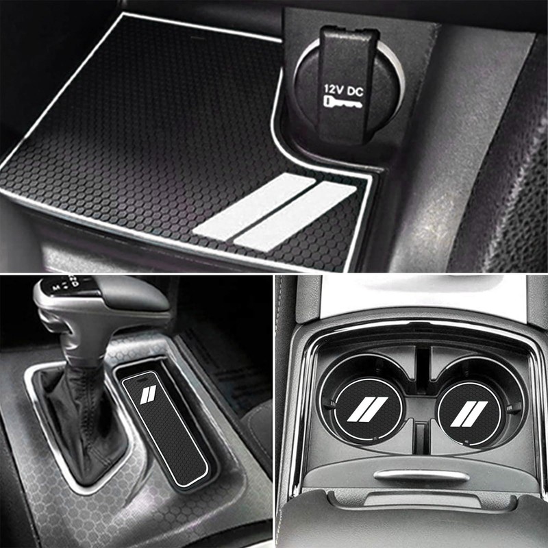 SENSHINE Anti Dust Cup Holder Insert for Dodge Charger Accessories