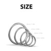 tikey Titanium Key Rings For Car Keys 4 Sizes Quick