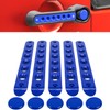 E-cowlboy Grab Handle Inserts Cover+Push Button Knobs Cover Trim for