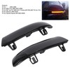 Pair Turn Signal Lights Rear View Mirror Blinker Dynamic Flowing