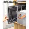 AARAINBOW 4 Pcs Closet Clothes Organizer Bins, Fabric Storage Box