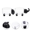 Ciieeo 2pcs Cotton Swab Storage Box Compact Makeup Organizer for