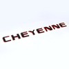 Yoaoo 1x OEM Cheyenne Redline Nameplate Emblem Badge 3D Letter