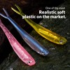 Soft Fishing Lures Fluke Tail Swimbaits Minnow Bait Shad Lure