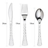 Decorline 120-Piece Value Pack Luxe Heavyweight Reusable Plastic Cutlery Made