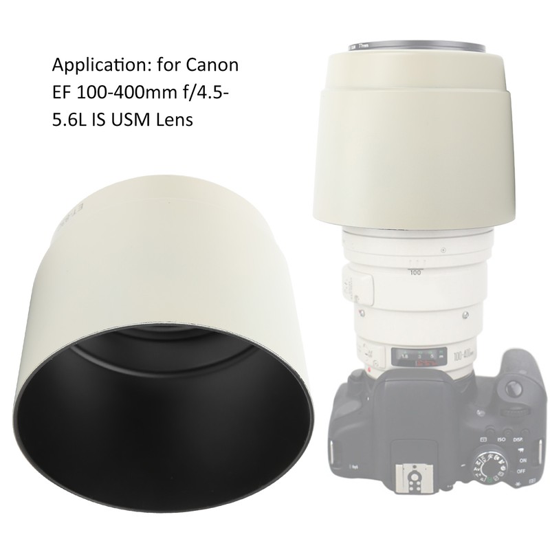 ET‑83C Camera Lens Hoods Reversible for Canon EF 100‑400mm F/4.5‑5.6L