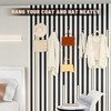 Lichaser 5 Pack Black Acoustic Panel Wall Hooks, Decorative Wall