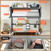 Over The Sink Dish Drainer Drying Rack 3 Tiers with