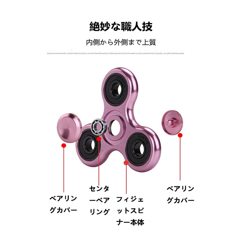SHULLIN Spinner Aluminum Alloy Hand Spinner Stainless Steel Bearing Stress