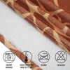 Huglanket Giraffe Gifts for Giraffe Lovers, Wearable Flannel Giraffe Blanket