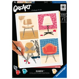 Ravensburger CreArt Paint by Numbers 20153 - Eames: Take a Seat - from 12 Years