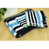 Bath Towel Porto White & Check Blue 60x120cm BE700301 Made