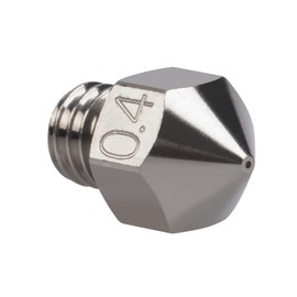 1 boquilla de cobre chapado MK8 antiadherente de alto rendimiento de 0,4 mm, compatible con 1,75 mm Creality CR-10 All Metal Hotend CR10 Ender 3 Pro Ender 5, ANET A8 uso de impresora 3D (0,4 mm)