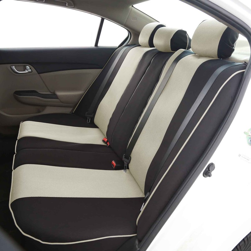 FH Group Car Seat Covers Three Row 8 Seater Cloth