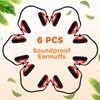 Maitys 6 Pcs Soundproof Earmuffs Hearing Protection Headphones Adjustable Padded