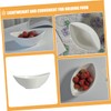 LIFKOME Dessert Bowl Ice Cream Bowl Ingot Shaped Bowl Ceramic