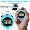2Pack Simple Basic Stopwatch Timer, Pure Silent Stop Watch with