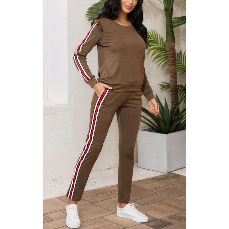 Akmipoem - Conjunto de 2 piezas para mujer, sudadera y