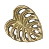 Melody Maison Gold Monstera Leaf Drawer Knob
