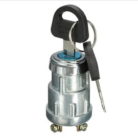 Ignition Switch Ignition Switch 3 Pin Engine Start Switch Car Ignition Coil with 2 Keys for Cars, Tractors, Forklifts, Trucks, Agricultural Machinery