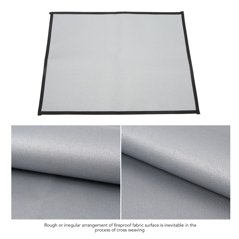 Fireproof Pad High Temperature Resistant Double Sided Silicone Coated Glass