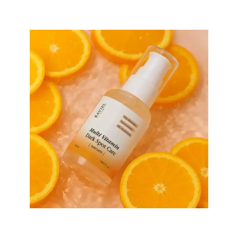 Raviel 고농축 비타C 3일 기미잡티이별 미백톤업 멀티비타민 세럼 50ml High-Concentration