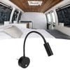 LED Reading Light DC12 to 24V Touch Adjustment USB Charging