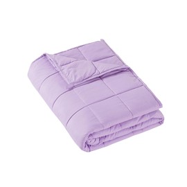 MOTRIP Adults Weighted Blanket Queen Size 20 lbs, Cooling Blanket for Hot Sleepers, Machine Washable Soft Bed Blanket with Premium Glass Beads, 60''x80'' 20 Pounds Purple