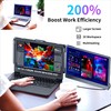 CIDETTY Laptop Screen Extender Portable Monitor, Dual Monitor Extender for